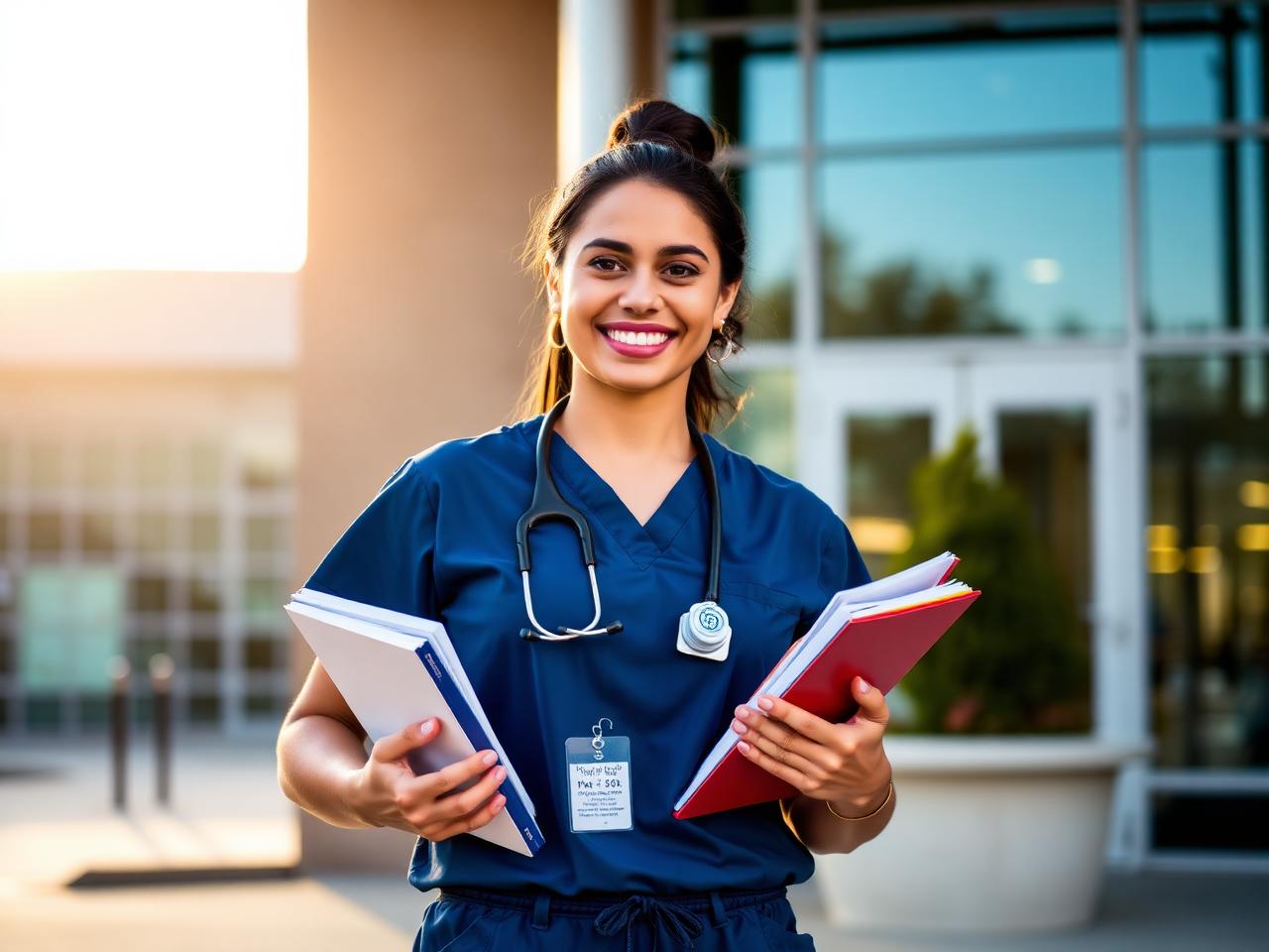 Healthcare student